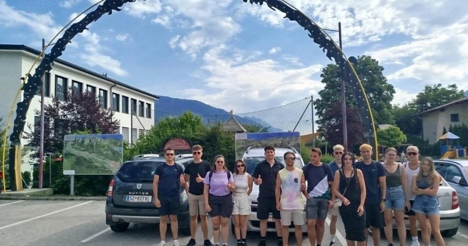 Gruppenfoto Planetenlehrpfad