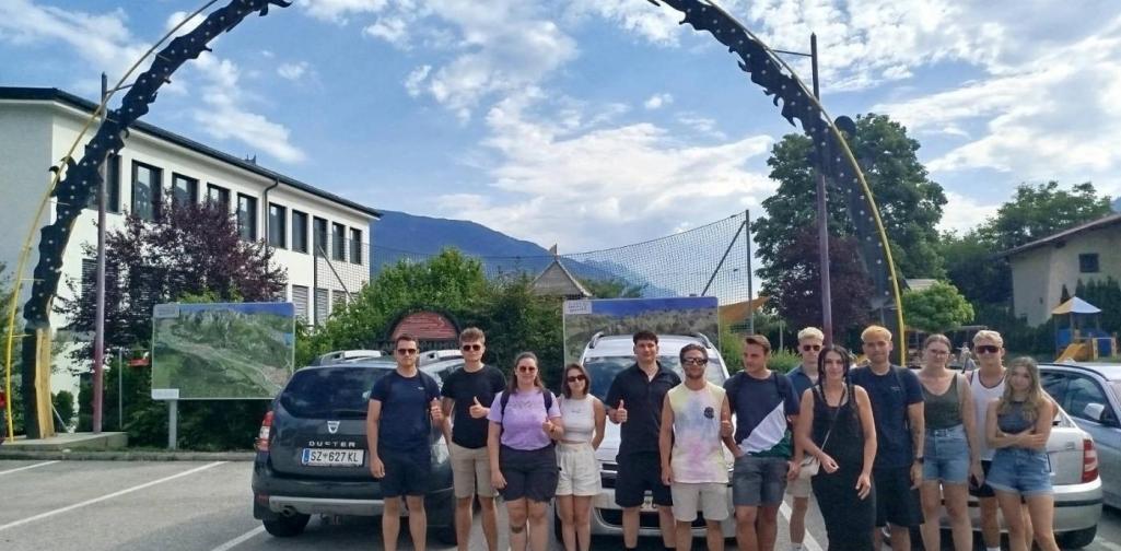 Gruppenfoto Planetenlehrpfad